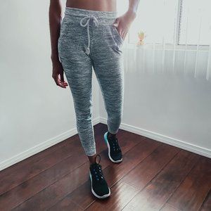 Marled Gray Jogger Sweatpants